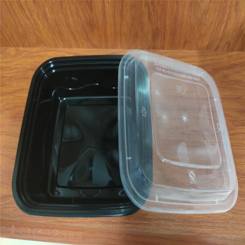 American Square PP Food Container / Bento Box / Deli Cup - 800ml