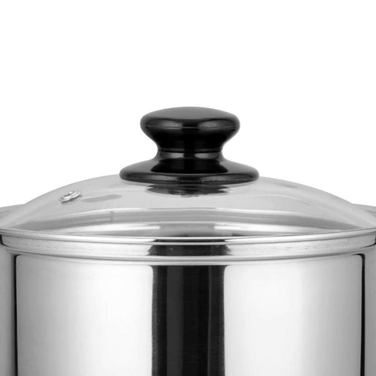 Stainless Steel Soup Pot with Single Handle