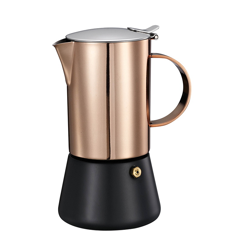Stainless Steel Stovetop Espresso Maker Moka Pot for All Stoves
