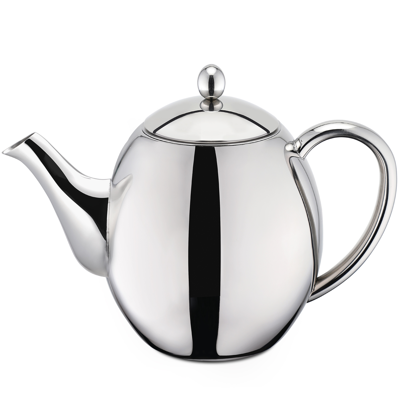 Stainless Steel Double Wall Insulated Thermal Tea Maker Teapot with Removable Infuser