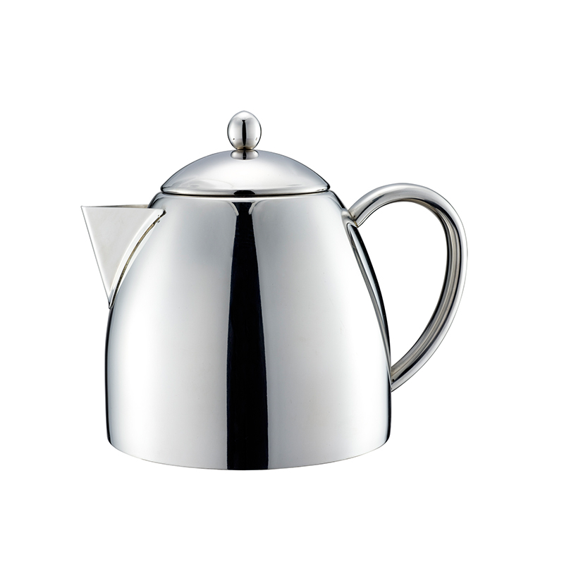 Stainless Steel Single Wall Insulated Thermal Tea Maker Teapot with Removable Infuser