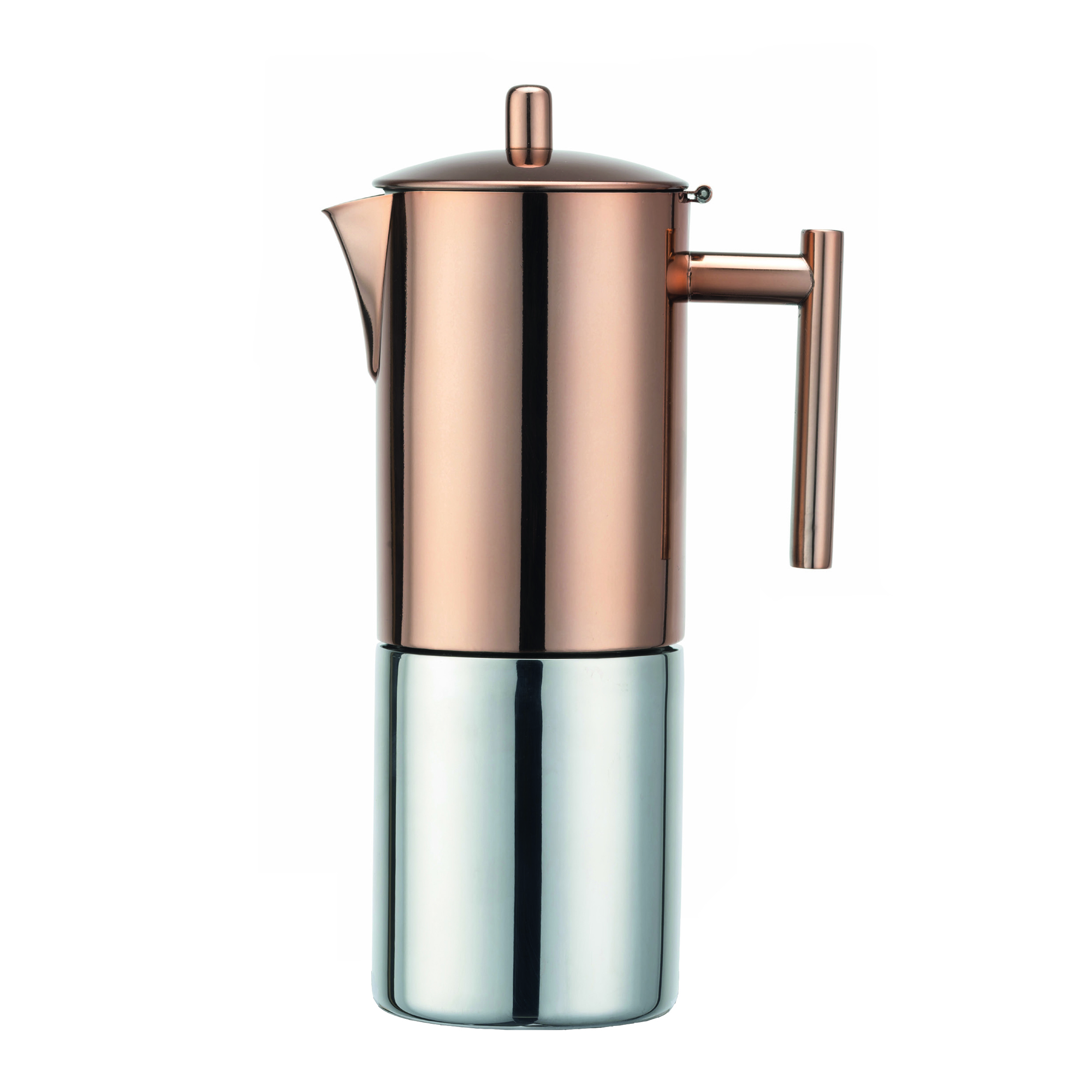 Stainless Steel Stovetop Espresso Maker Moka Pot for All Stoves