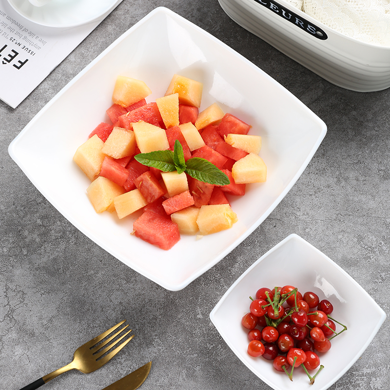 Opal porcelain glass plate