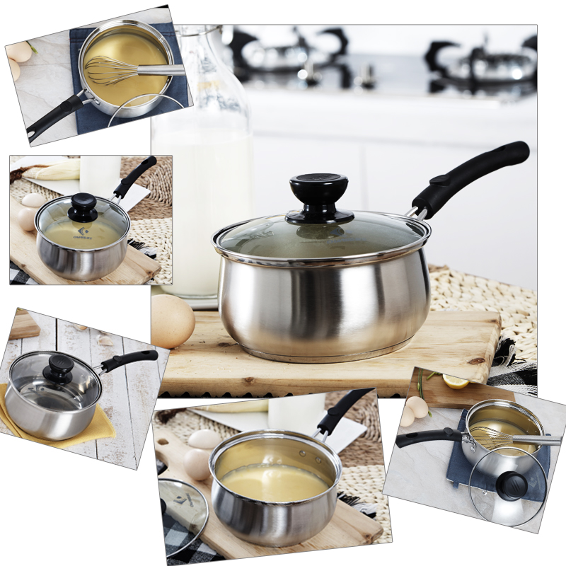 Stainless Steel Sauce Pan with Handle