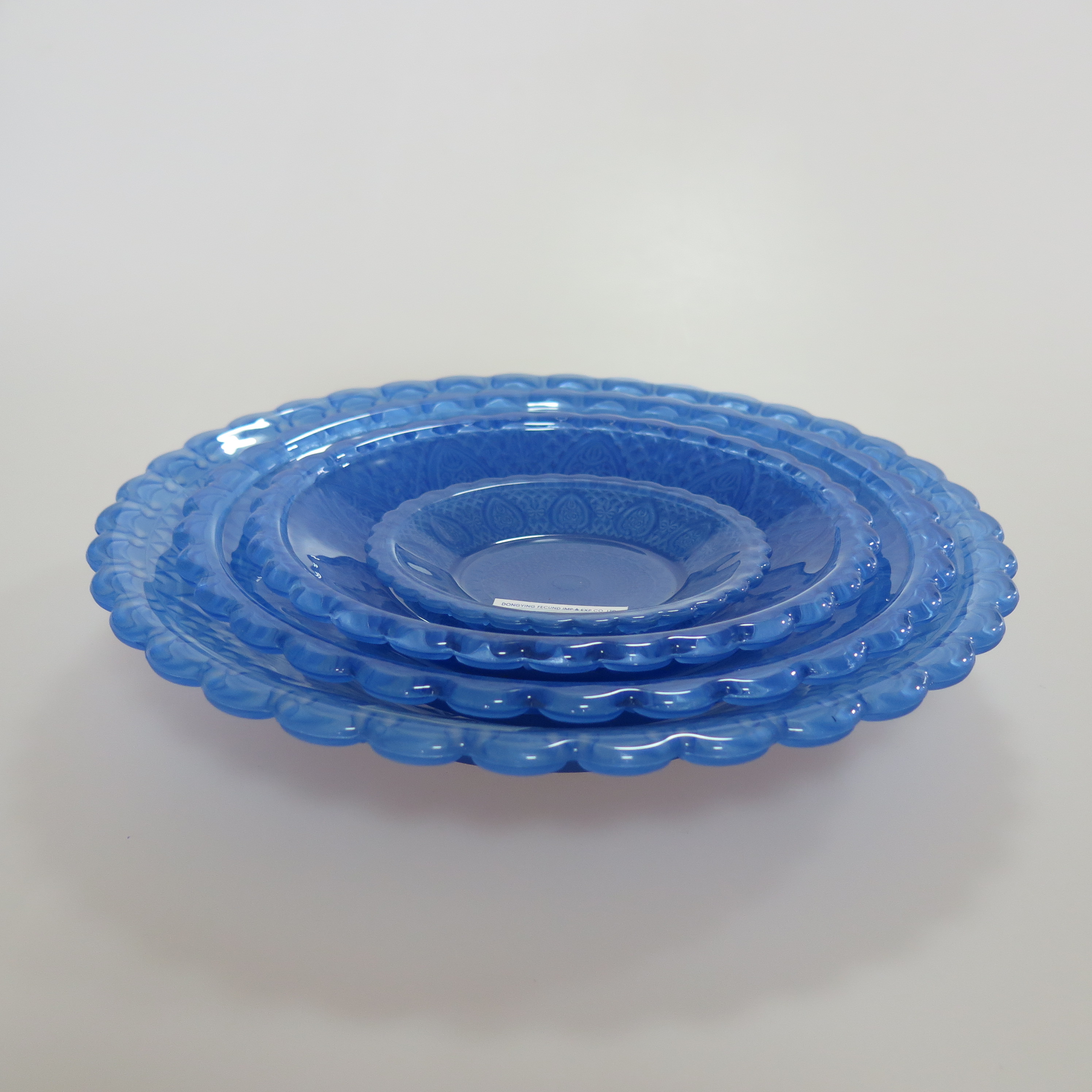 MP1007 Glass Cake Plate Fruit Plate