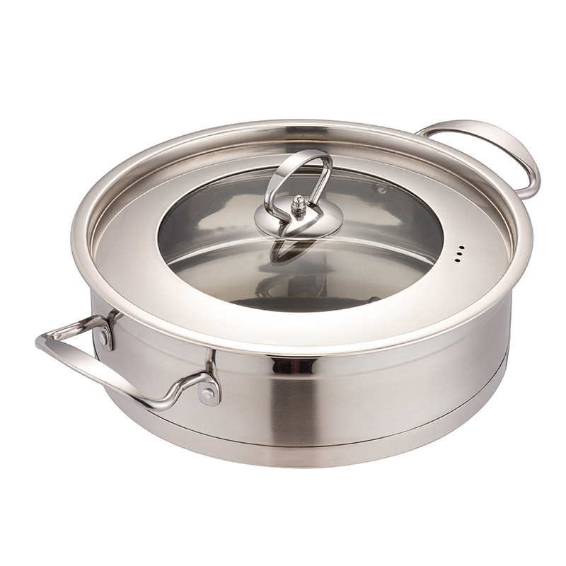 Stainless steel casserole pot