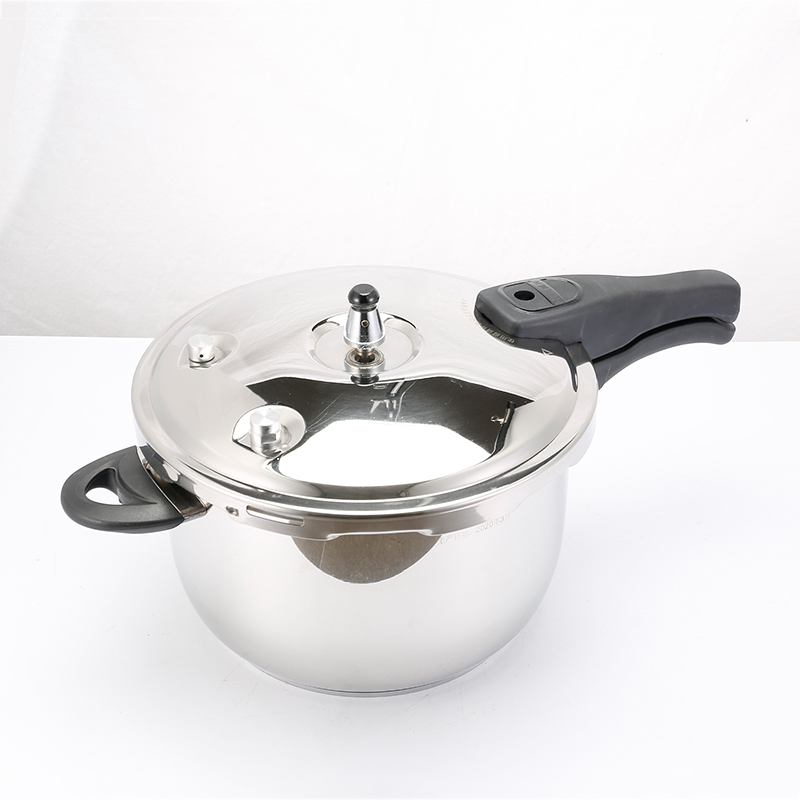 Stainless Steel Pressure Cooker with Anti-Blocking Filter Lid