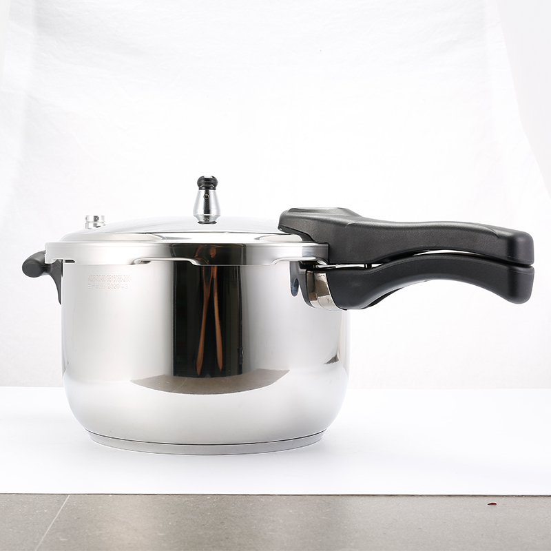 Stainless Steel Pressure Cooker with Anti-Blocking Filter Lid