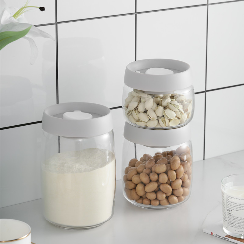 1.2L Large Plastic Air Sealing Food Storage Containers