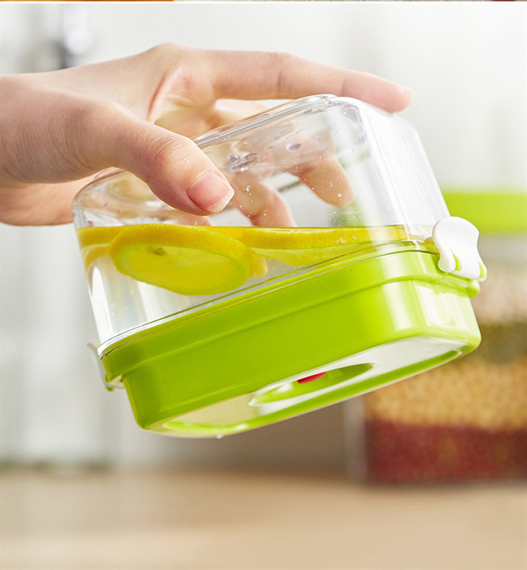 0.5L AS Nestable Vacuum Food Storage Container with Air Pump
