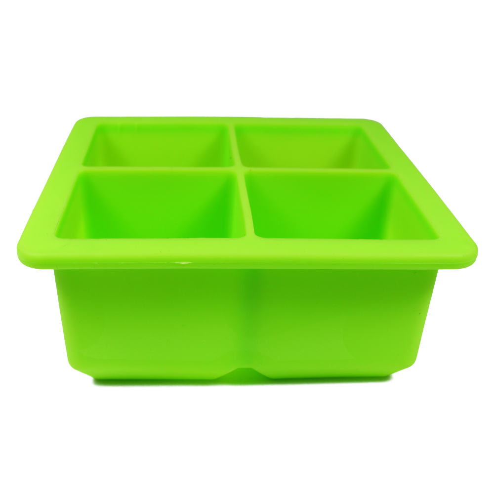 KASU LP005 4-Cave Silicone Ice Cube Mold