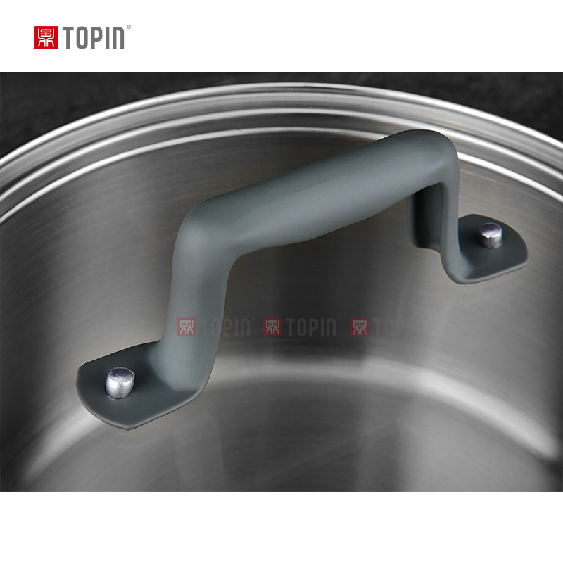 Topin 6-Piece Stainless Steel Cookware Set