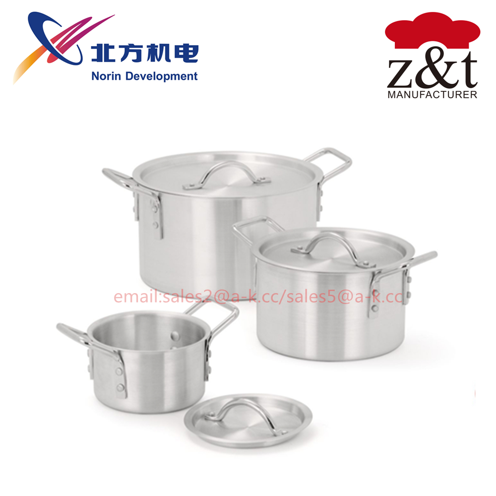 Aluminum Cooking Pot with Iron Handle