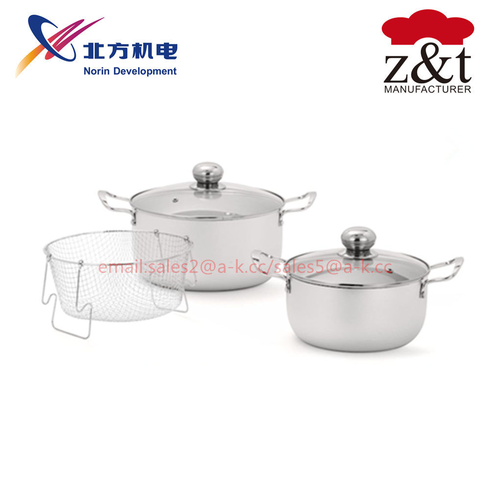 Aluminum Cooking Pot with Iron Handle