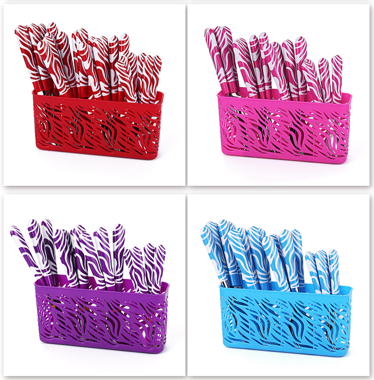 Colorful Stainless Steel Tableware with ABS Handle