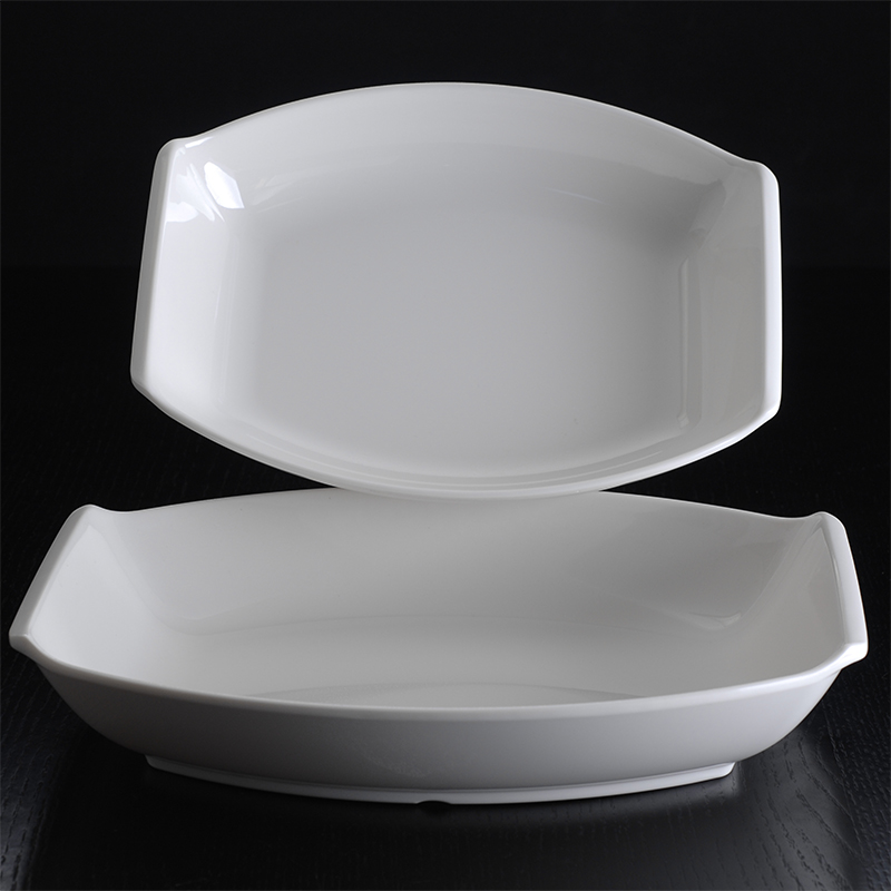 Melamine Rectangular Deep Plate