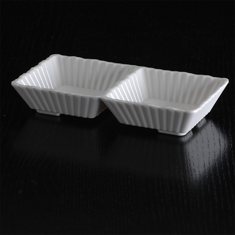 2-Divided Square Saucer