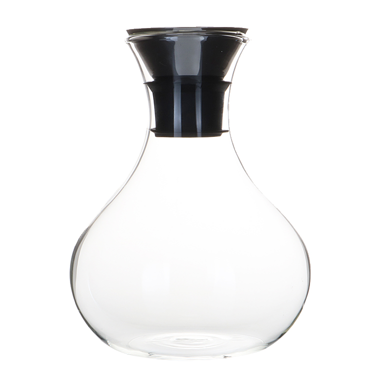 High Borosilicate Glass Water Jug with 304 Stainless Steel Lid