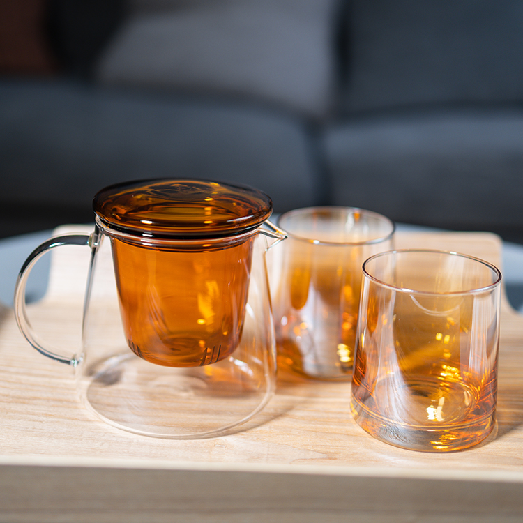 Borosilicate Glass Teapot with Filter and Lid