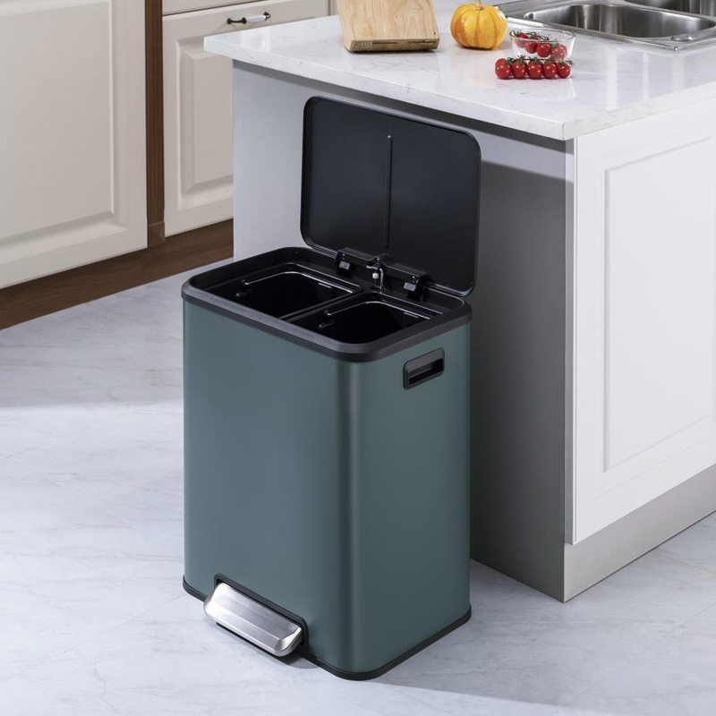 Stainless Steel Foot Pedal Trash Bin (3L-30L)