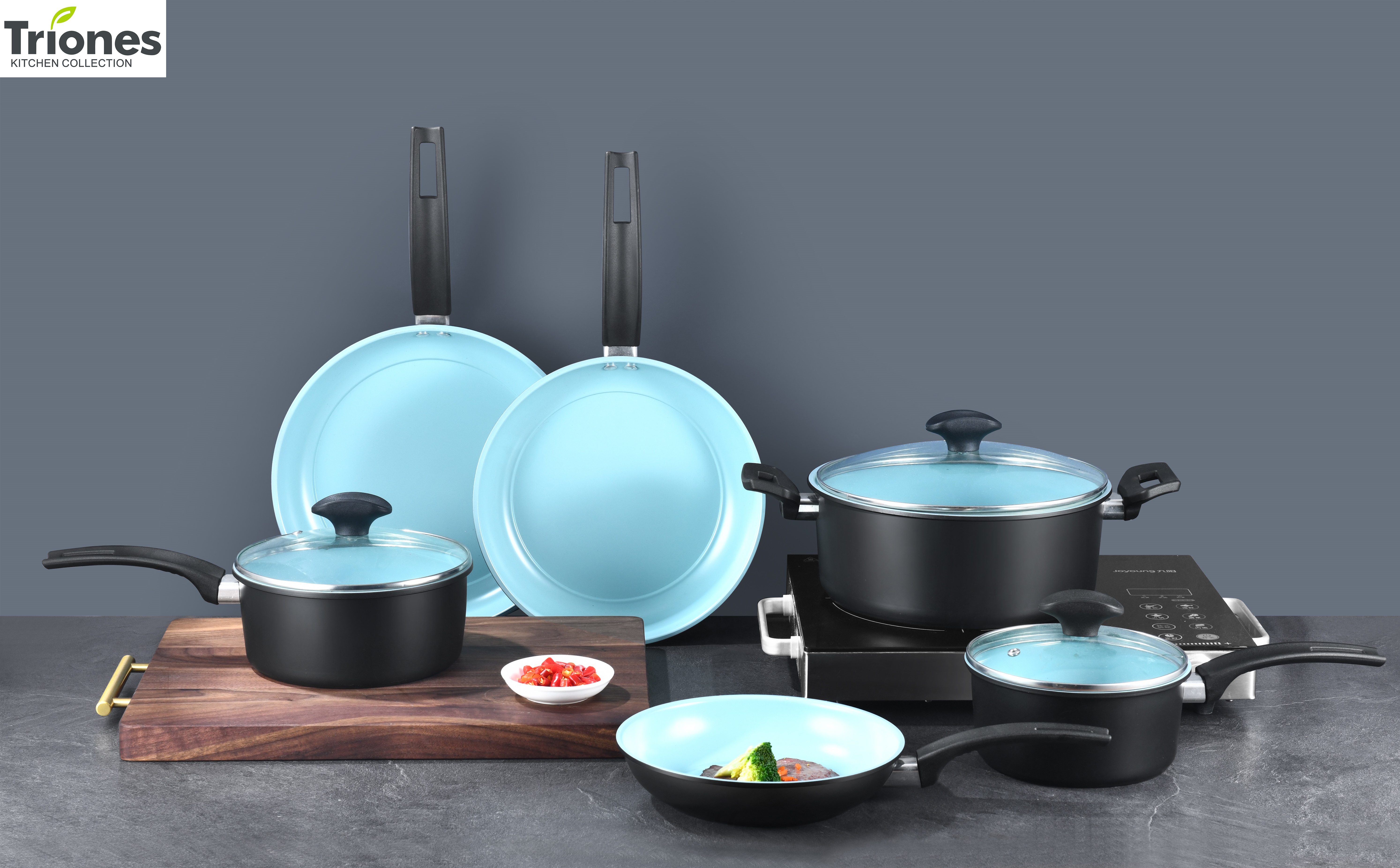 13-piece forged steel set