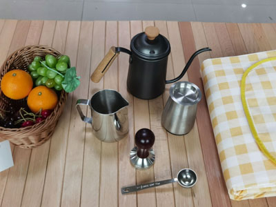 Outdoor Coffee Pot and Coffee Tools Set