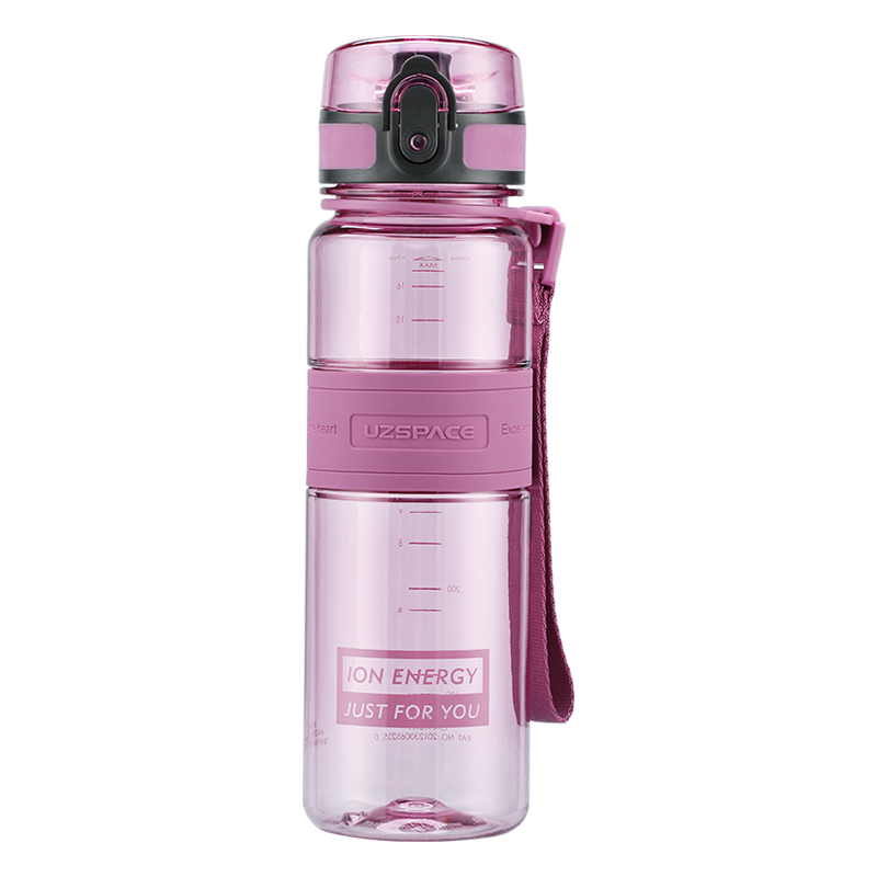 UZSPACE 500ml Leakproof Tritan BPA-Free Sports Water Bottle with Flip Top