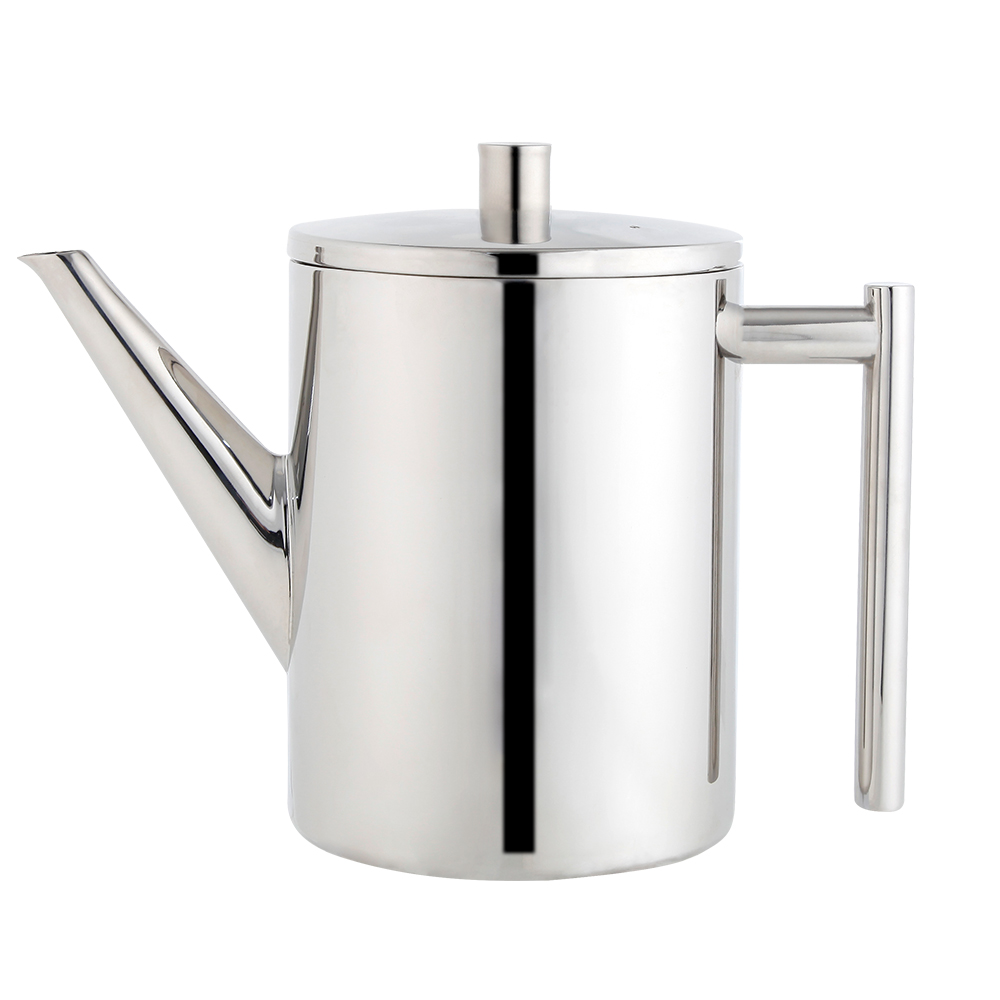 Stainless Steel Double Wall Insulated Tea Maker with Removable Infuser