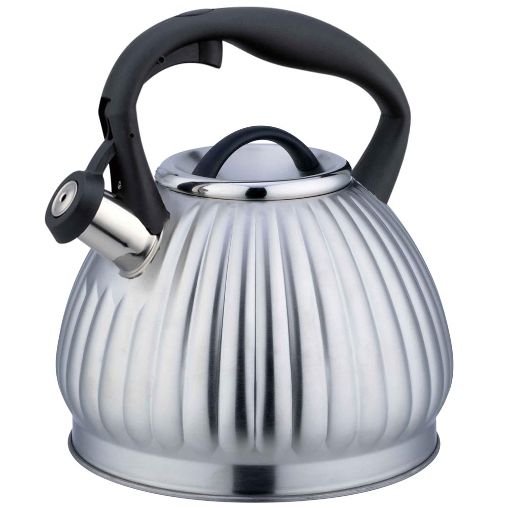 3.0 Litre Apple Shape Stainless Steel Whistling Kettle