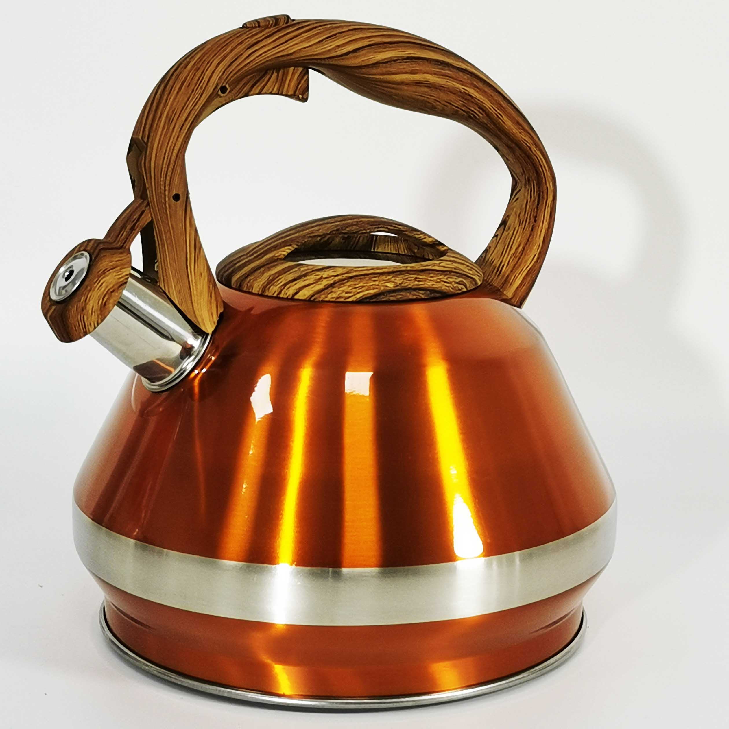 3.4L Apple Shape Stainless Steel Whistling Kettle