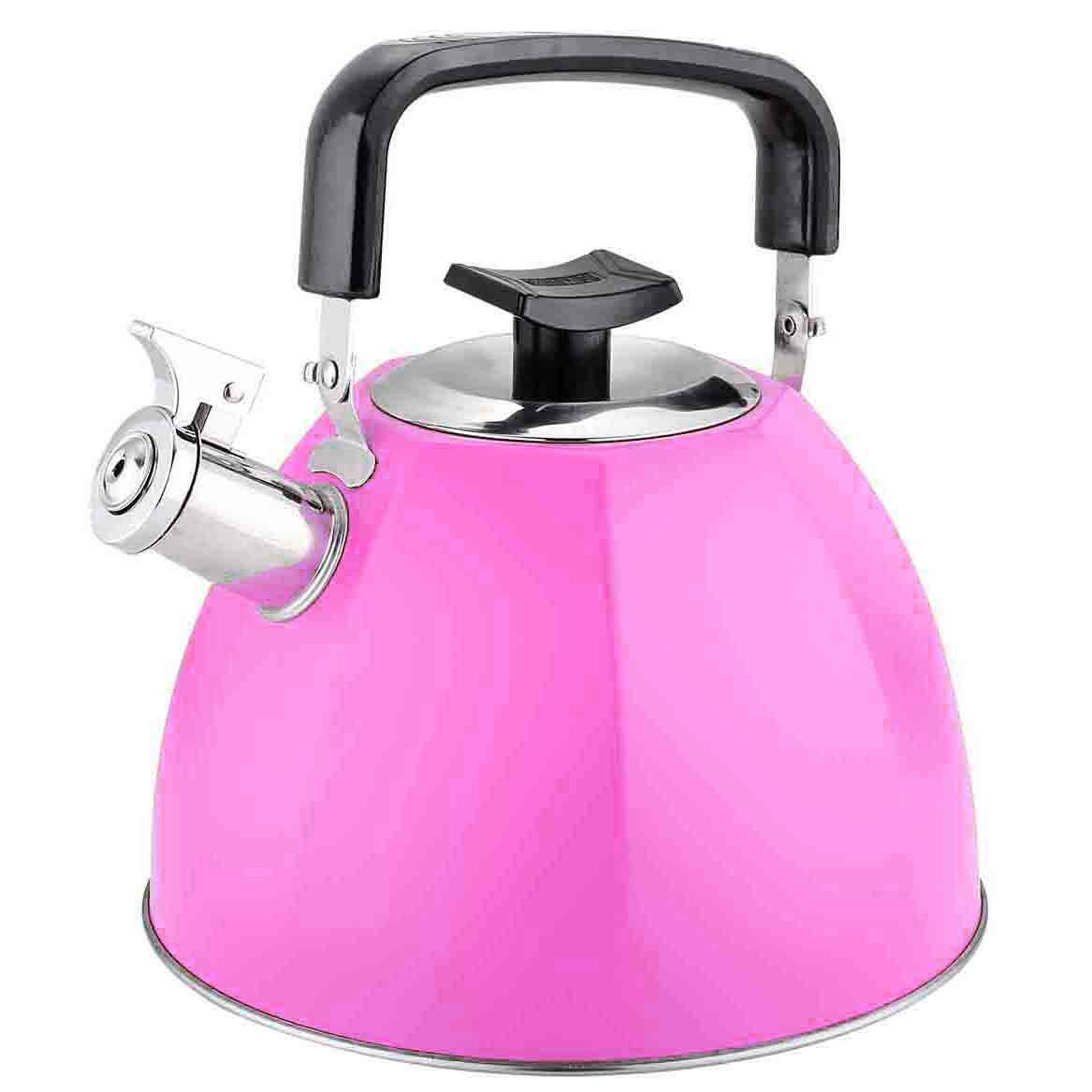 3.5L Stainless Steel Whistling Kettle with Foldable Bakelite Handle