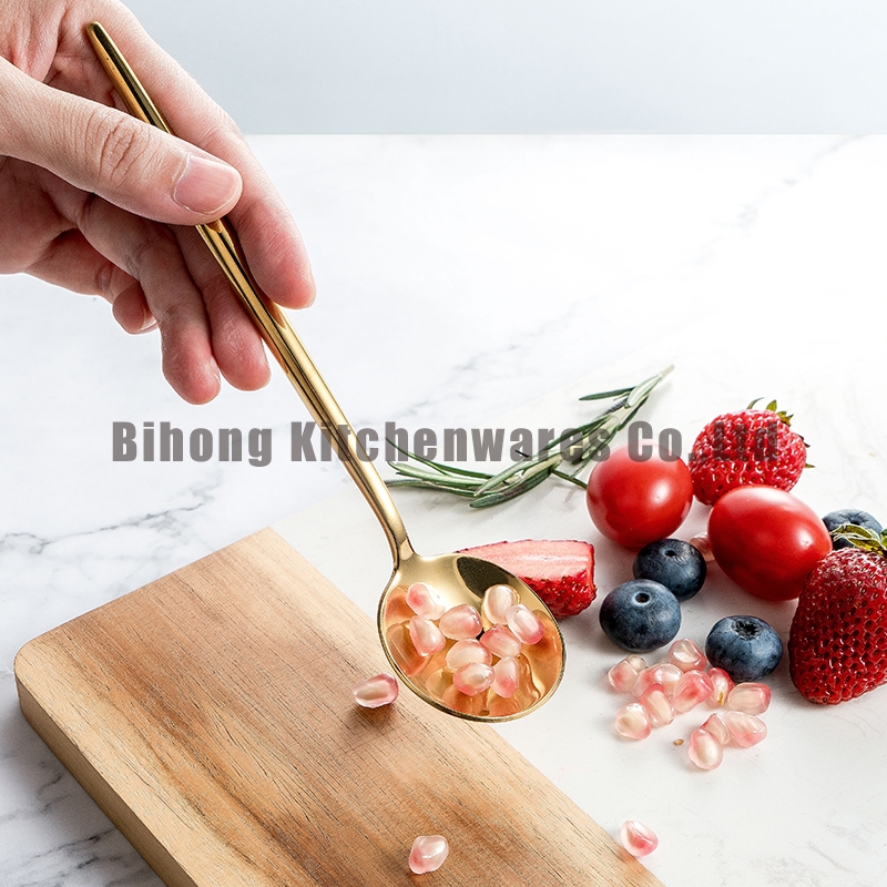 Golden Dessert Spoon