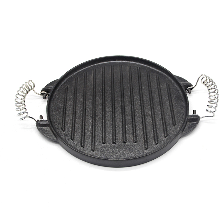 Cast Iron Round Double Use Griddle