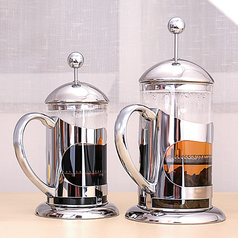 Stainless Steel Tea Maker French Press Coffee Plunger