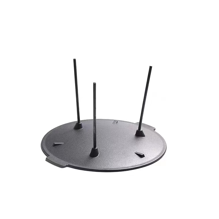 Cast Iron Griddle Pan with 3 Legs