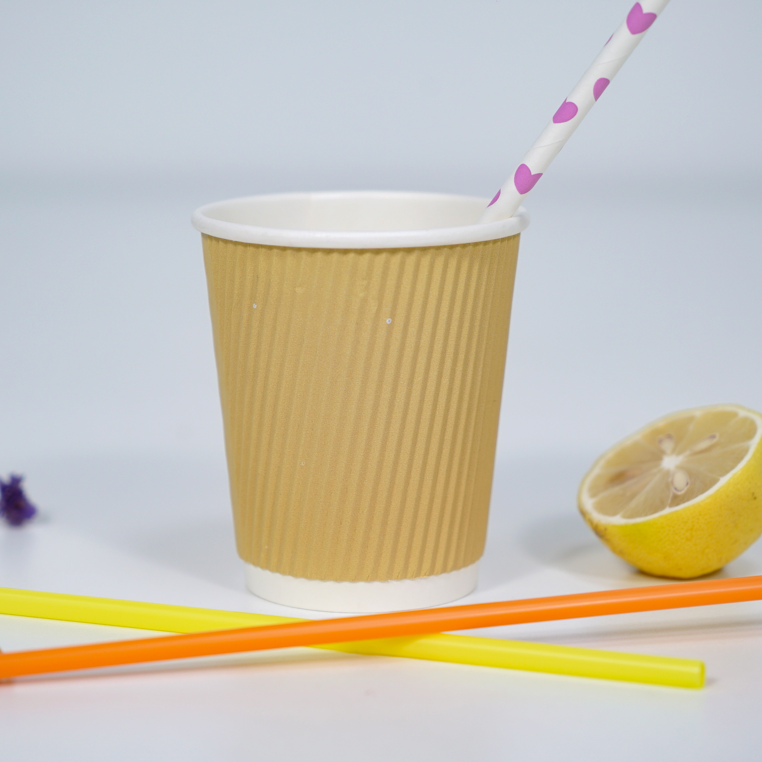 Custom Logo Printed Disposable Paper and Plastic Cups