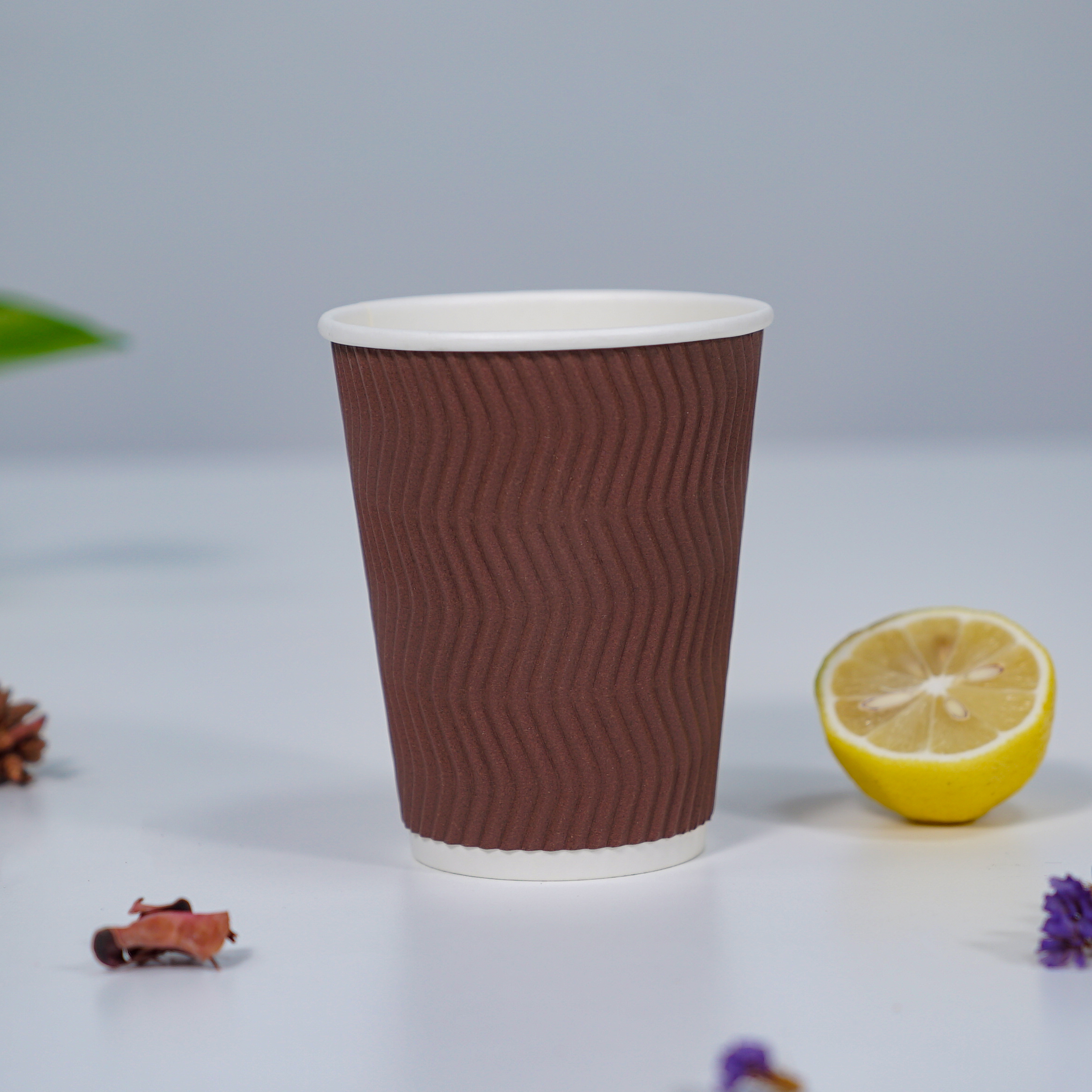 Disposable Ripple Wall Paper Coffee Cups