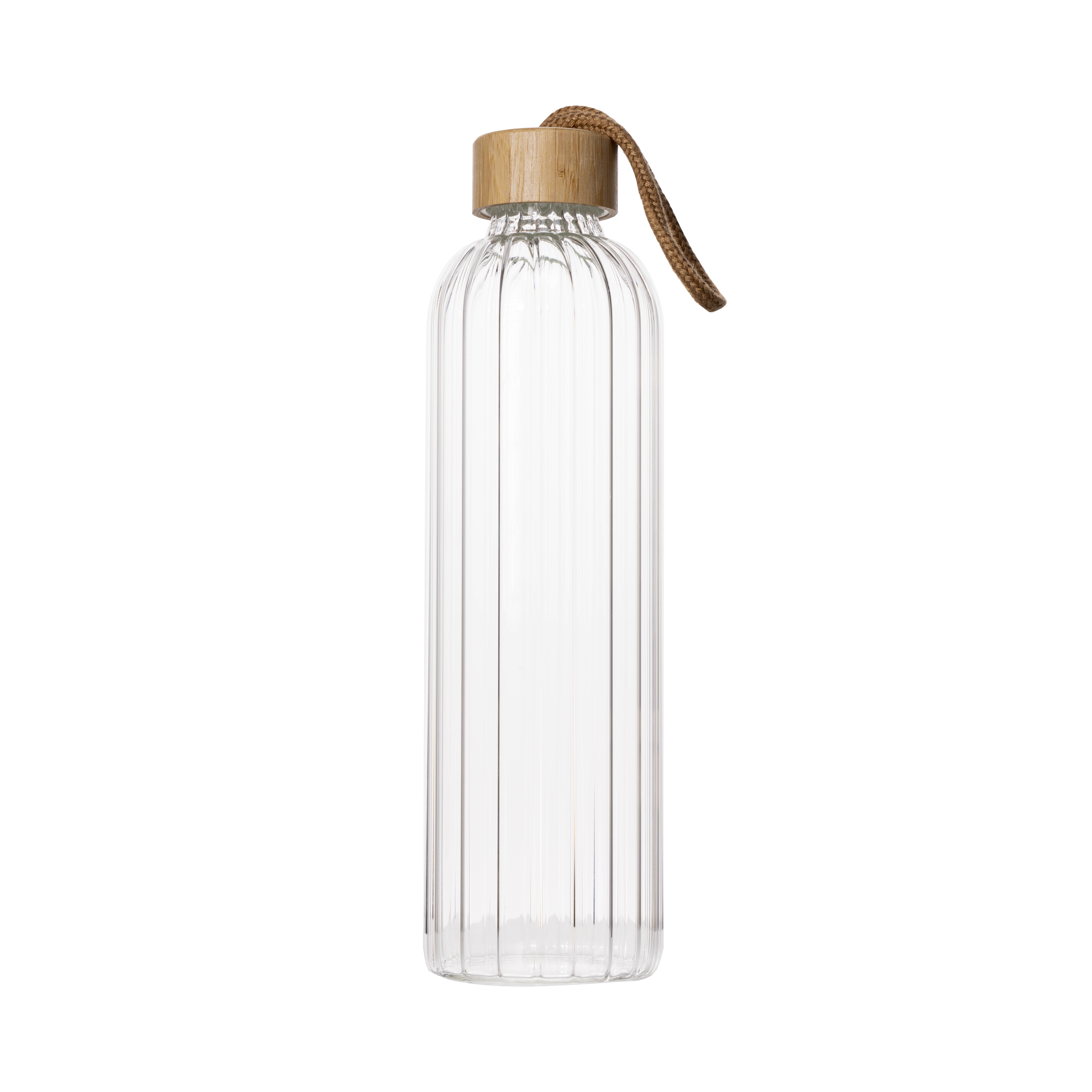 Glass water bottle