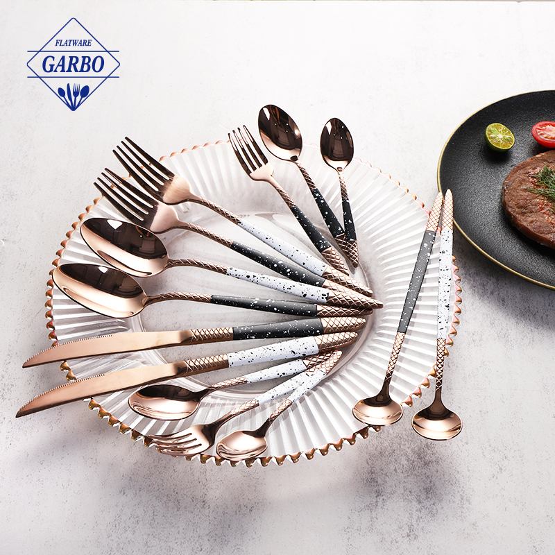 PVD Paint 16-Piece Stainless Steel Cutlery Set
