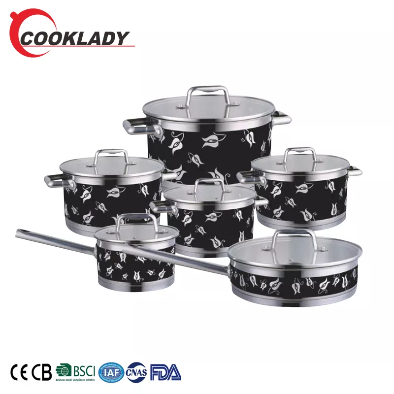 12-Piece Stainless Steel Cookware Set