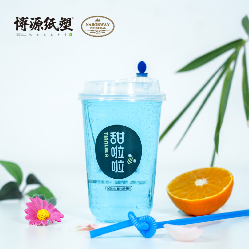 Disposable Smoothie Plastic Cups (500ML/700ML)