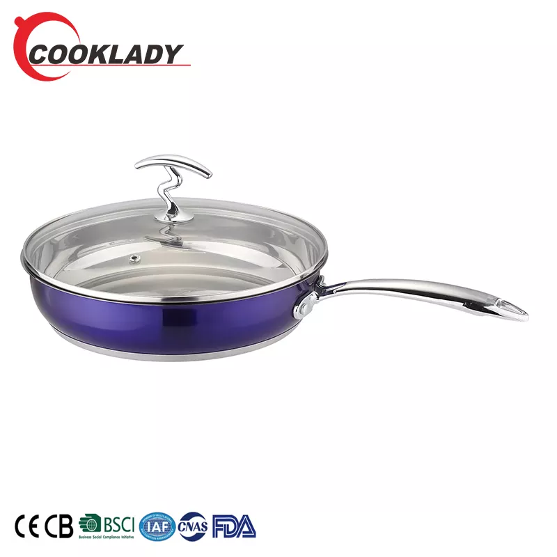 12 Piece Purple Stainless Steel Cookware Set