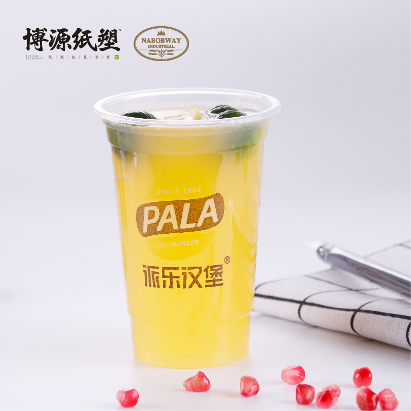 Disposable PP/PET Plastic Cups for Cold Beverages