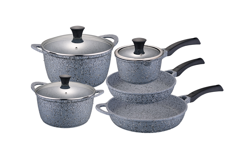 Die Cast Aluminum 10-Piece Cookware Set