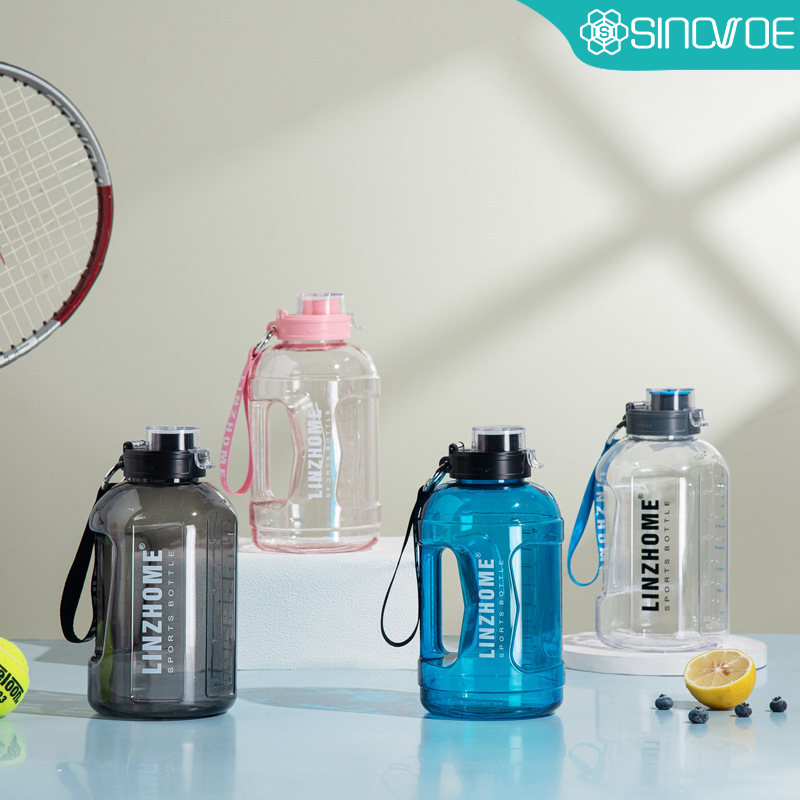 Large Capacity Plastic Sports Water Bottle