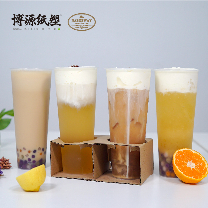Disposable Paper and Plastic Smoothie Cups