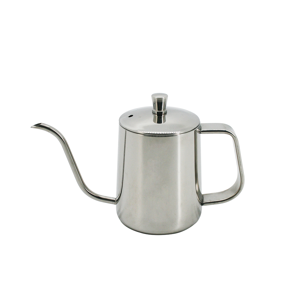 Stainless Steel Pitcher with Long Spout and Lid