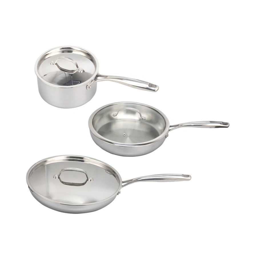 3 Ply Stainless Steel Cookware Set
