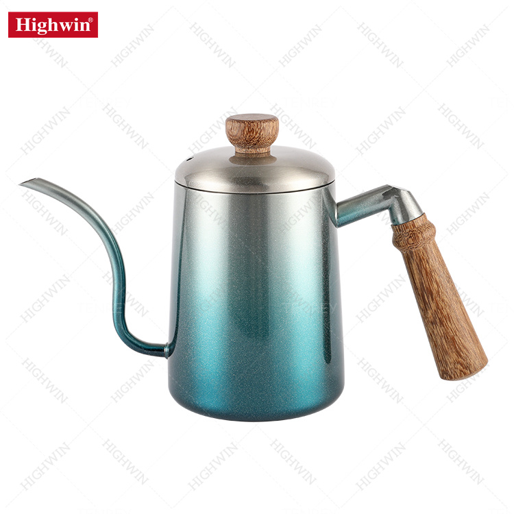 Gooseneck Coffee Kettle with Long Narrow Drip Spout