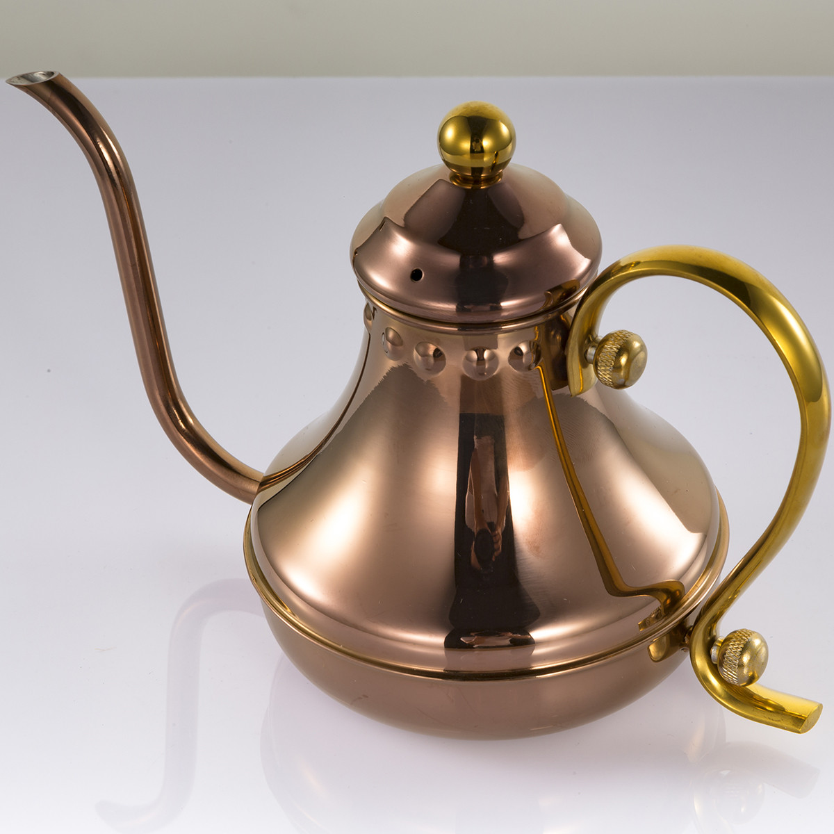 420/650ML Stainless Steel Gooseneck Drip Coffee Kettle with Handle